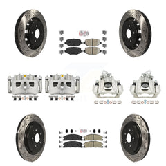 Transit Auto KCD-100491N Disc Brake Kit for 2016 Lincoln MKS - Front and Rear product image