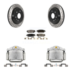 Transit Auto KCD-100491P Disc Brake Kit for 2019 Chevrolet Silverado 1500 LD, GMC Sierra 1500 Limited - Rear product image