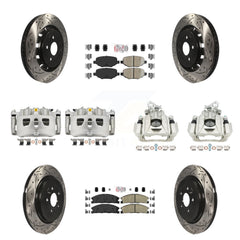 Transit Auto KCD-100492N Disc Brake Kit for 2016 Lincoln MKS - Front and Rear product image