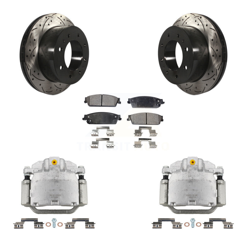 Transit Auto KCD-100492P Disc Brake Kit for 2011 Chevrolet Silverado 1500 - Rear product image