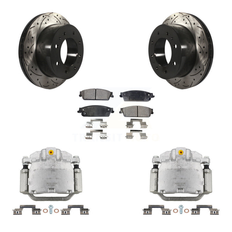 Transit Auto KCD-100492P Disc Brake Kit for 2011 Chevrolet Silverado 1500 - Rear product image