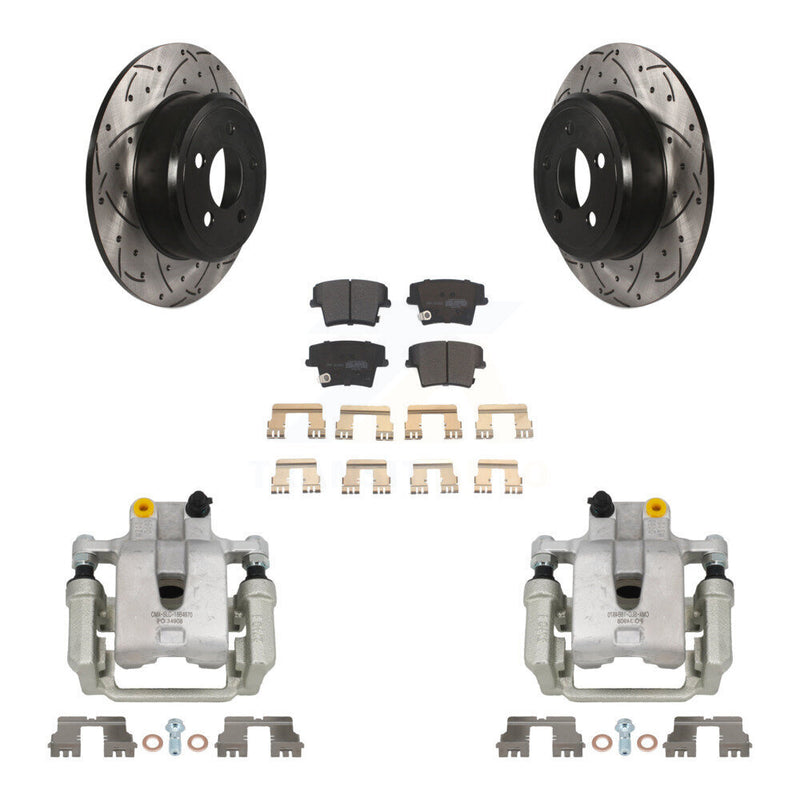 Transit Auto KCD-100493P Disc Brake Kit for 2005-2020 Dodge Charger, Chrysler 300, Dodge Challenger & more - Rear product image