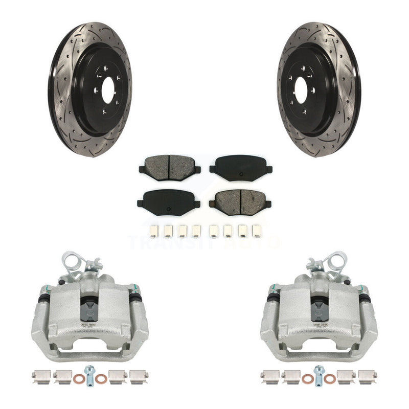 Transit Auto KCD-100494S Disc Brake Kit for 2013-2019 Ford Taurus, Ford Explorer, Lincoln MKS & more - Rear product image