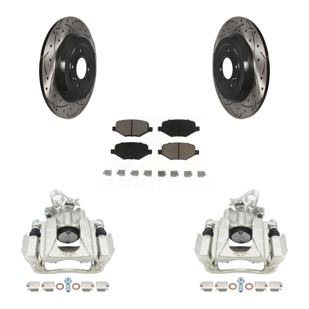 Transit Auto KCD-100495C Disc Brake Kit for 2010-2019 Ford Explorer, Ford Taurus, Ford Flex & more - Rear product image