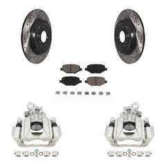 Transit Auto KCD-100495C Disc Brake Kit for 2010-2019 Ford Explorer, Ford Taurus, Ford Flex & more - Rear product image