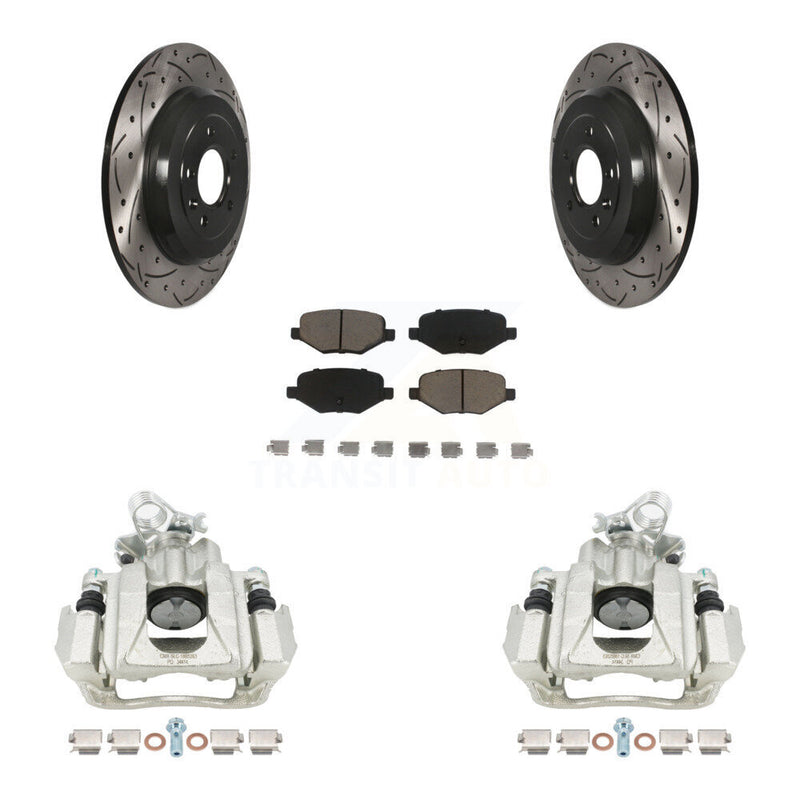 Transit Auto KCD-100495C Disc Brake Kit for 2010-2019 Ford Explorer, Ford Taurus, Ford Flex & more - Rear product image