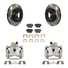 Transit Auto KCD-100495P Disc Brake Kit for 2006-2021 Chrysler 300, Dodge Challenger, Dodge Magnum - Rear product image
