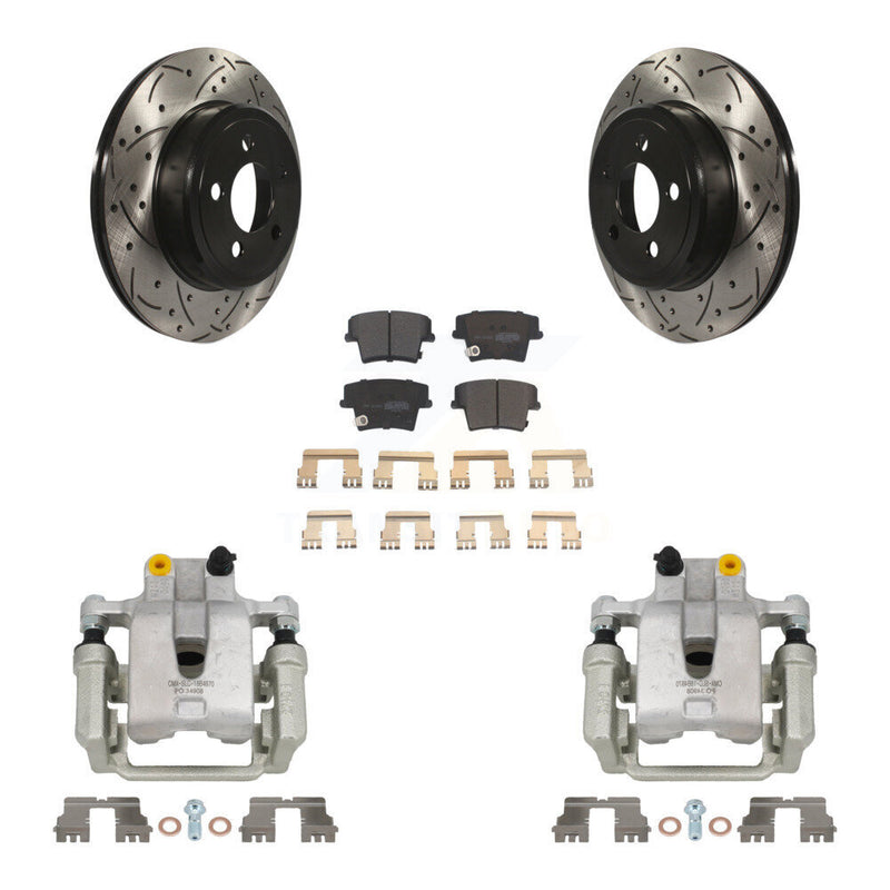 Transit Auto KCD-100495P Disc Brake Kit for 2006-2021 Chrysler 300, Dodge Challenger, Dodge Magnum - Rear product image