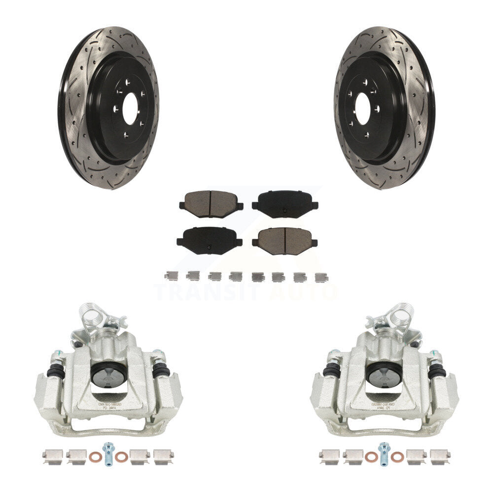 Transit Auto KCD-100496C Disc Brake Kit for 2012-2016 Lincoln MKS, Ford Flex - Rear product image