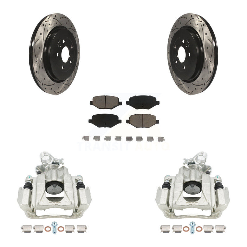 Transit Auto KCD-100496C Disc Brake Kit for 2012-2016 Lincoln MKS, Ford Flex - Rear product image