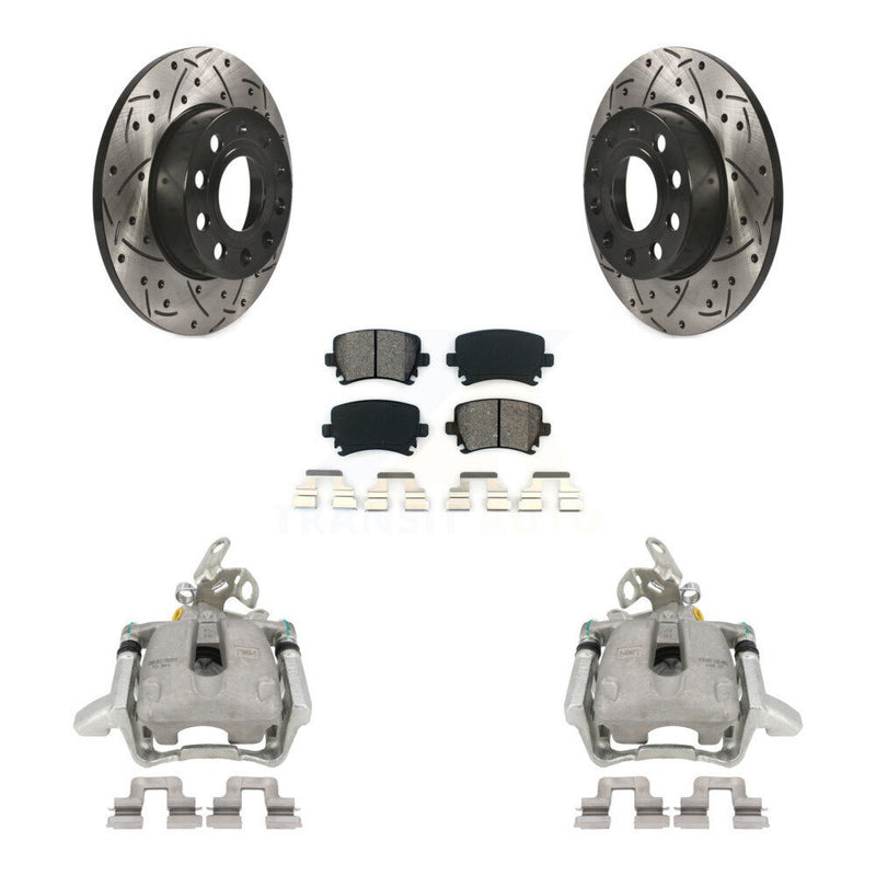Transit Auto KCD-100498S Disc Brake Kit for 2005-2009 Volkswagen Jetta, Volkswagen Rabbit - Rear product image