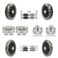 Transit Auto KCD-100499N Disc Brake Kit for 2013-2019 Ford Taurus, Ford Explorer, Lincoln MKS & more - Front and Rear product image