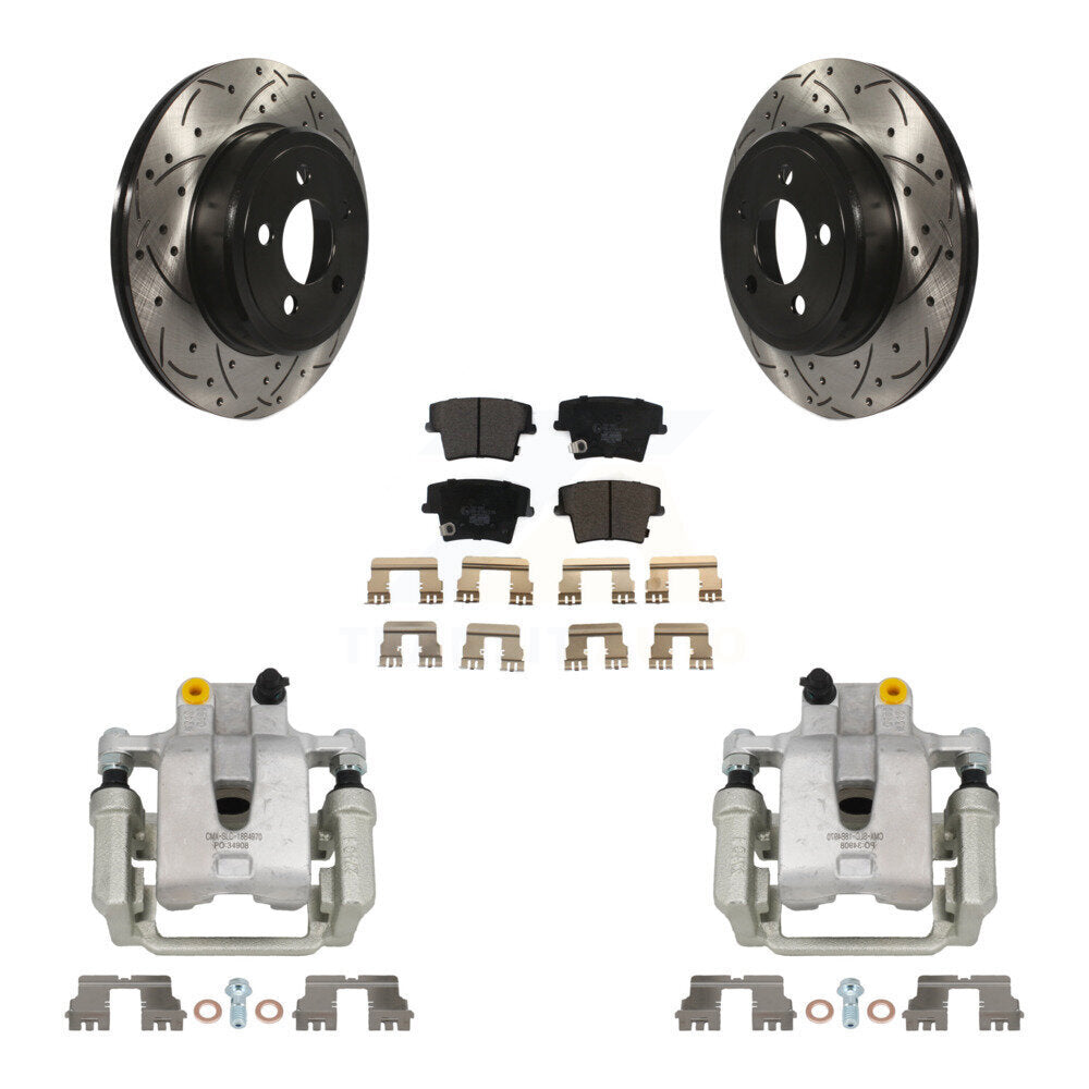 Transit Auto KCD-100499T Disc Brake Kit for 2006-2021 Chrysler 300, Dodge Challenger, Dodge Magnum - Rear product image