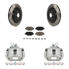 Transit Auto KCD-100501C Disc Brake Kit for 2013-2019 Ford Taurus, Ford Explorer, Lincoln MKS & more - Rear product image