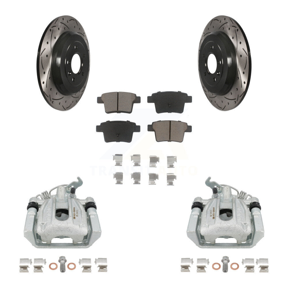 Transit Auto KCD-100502C Disc Brake Kit for 2005-2009 Ford Taurus, Ford Taurus X, Mercury Sable & more - Rear product image