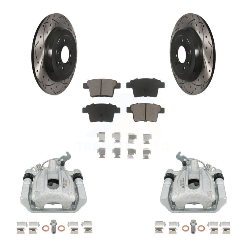 Transit Auto KCD-100502C Disc Brake Kit for 2005-2009 Ford Taurus, Ford Taurus X, Mercury Sable & more - Rear product image