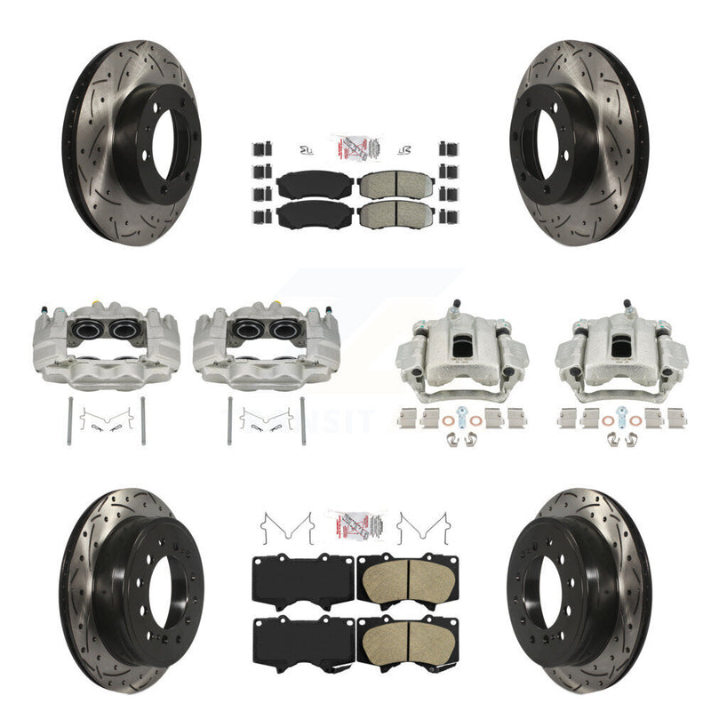 Transit Auto KCD-100502N Disc Brake Kit for 2010-2014 Toyota FJ Cruiser - Front and Rear product image