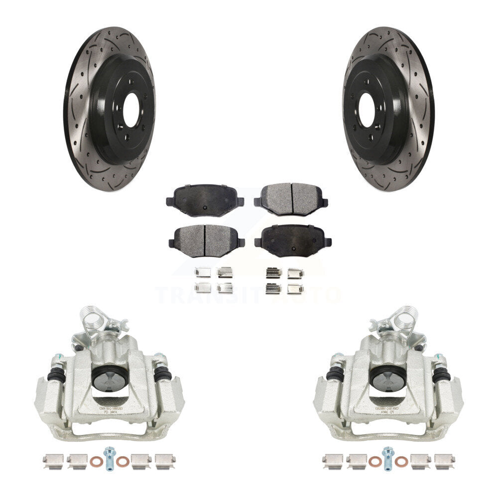 Transit Auto KCD-100502P Disc Brake Kit for 2010-2019 Ford Explorer, Ford Taurus, Ford Flex & more - Rear product image
