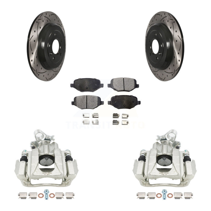 Transit Auto KCD-100502P Disc Brake Kit for 2010-2019 Ford Explorer, Ford Taurus, Ford Flex & more - Rear product image