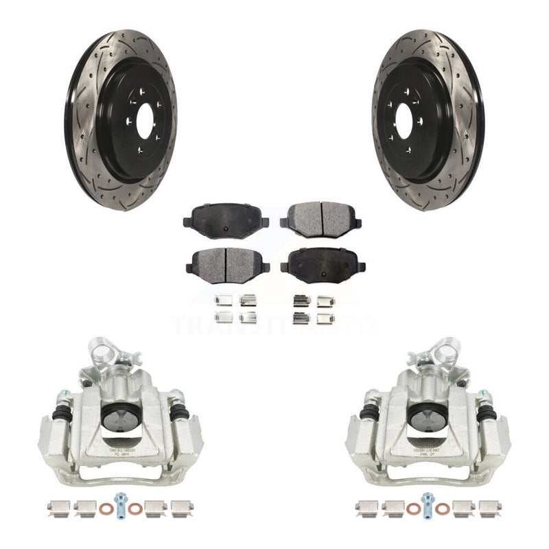 Transit Auto KCD-100503P Disc Brake Kit for 2012-2016 Lincoln MKS, Ford Flex - Rear product image