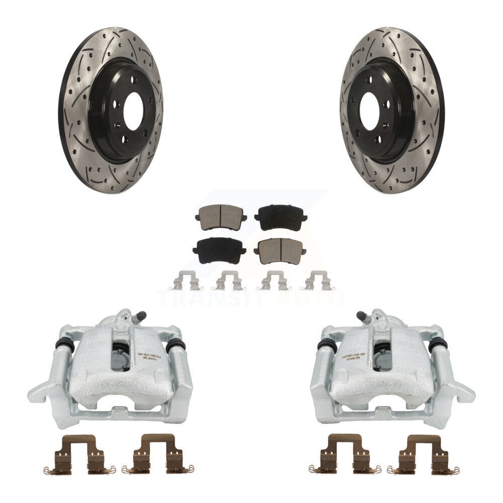 Transit Auto KCD-100504C Disc Brake Kit for 2008-2012 Audi A4 Quattro, Audi A5 Quattro, Audi A4 & more - Rear product image