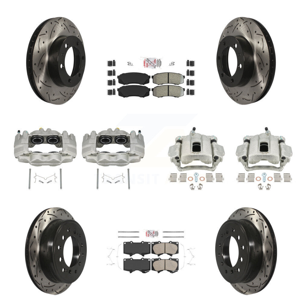 Transit Auto KCD-100504N Disc Brake Kit for 2010-2014 Toyota FJ Cruiser - Front and Rear product image