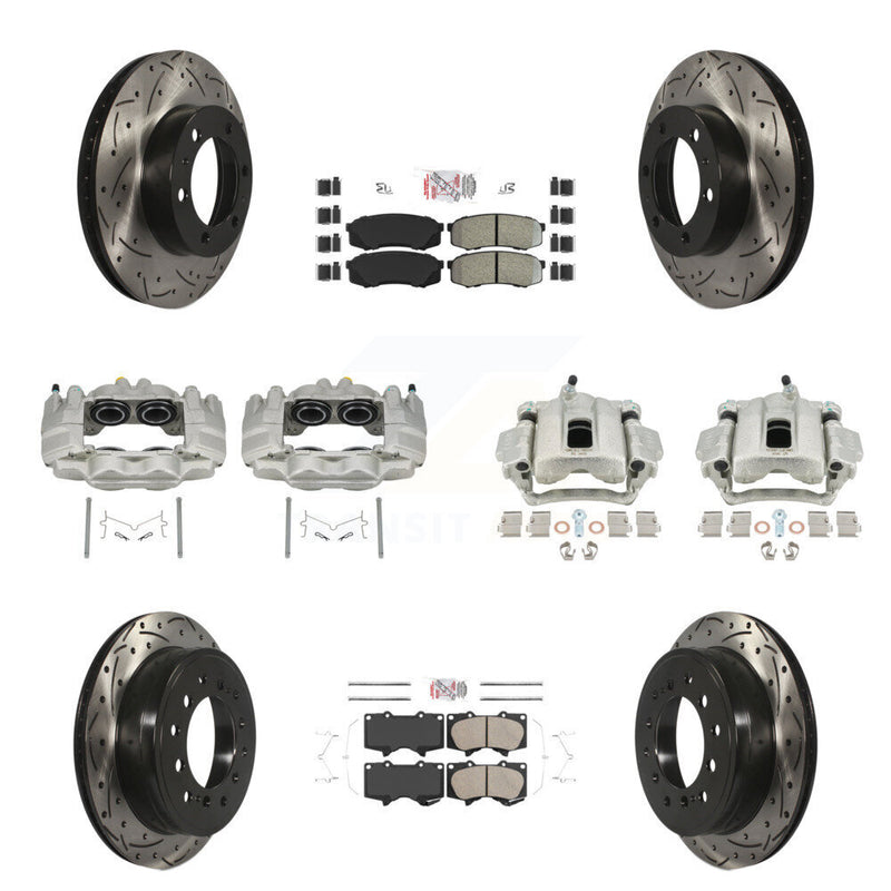 Transit Auto KCD-100504N Disc Brake Kit for 2010-2014 Toyota FJ Cruiser - Front and Rear product image