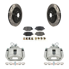 Transit Auto KCD-100504P Disc Brake Kit for 2013-2019 Ford Taurus, Ford Explorer, Ford Special Service Police Sedan & more - Rear product image