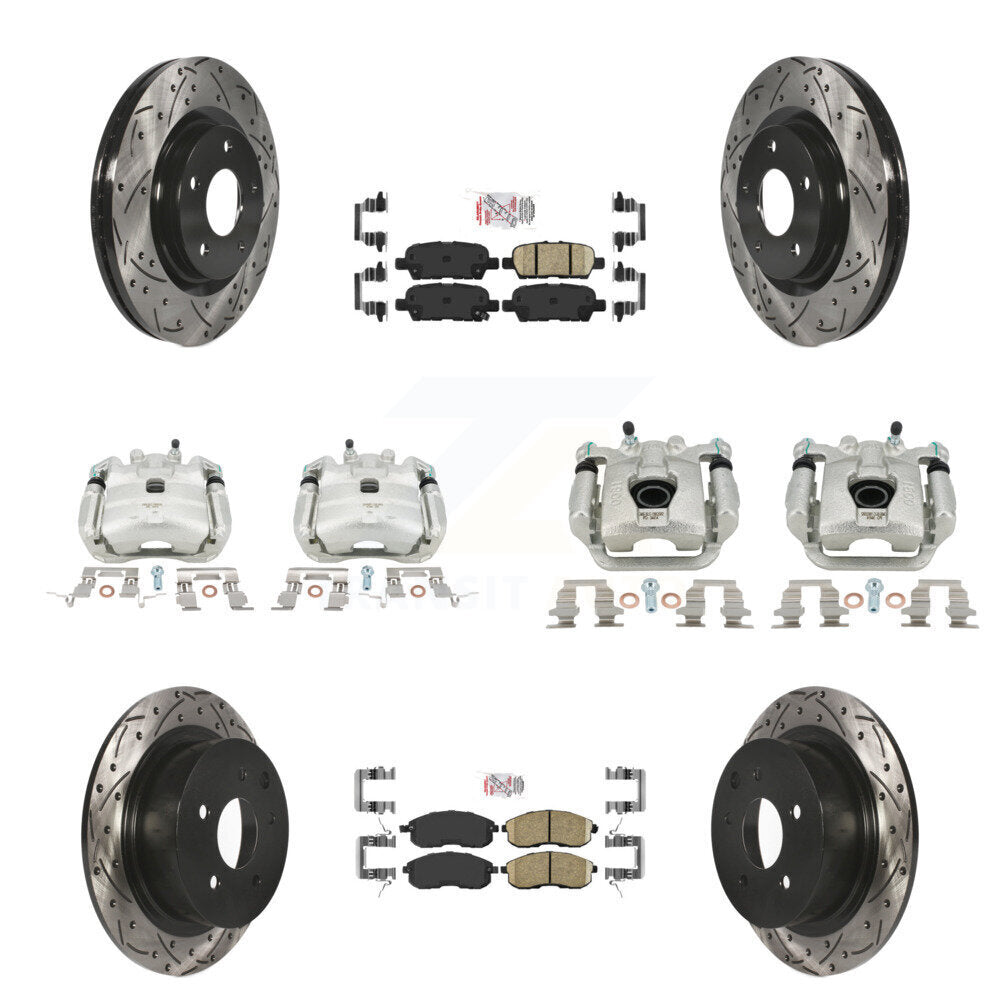 Transit Auto KCD-100505N Disc Brake Kit for 2011-2017 Nissan Juke - Front and Rear product image