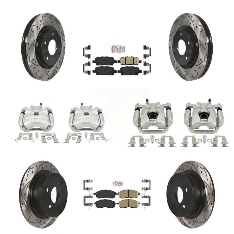 Transit Auto KCD-100505N Disc Brake Kit for 2011-2017 Nissan Juke - Front and Rear product image