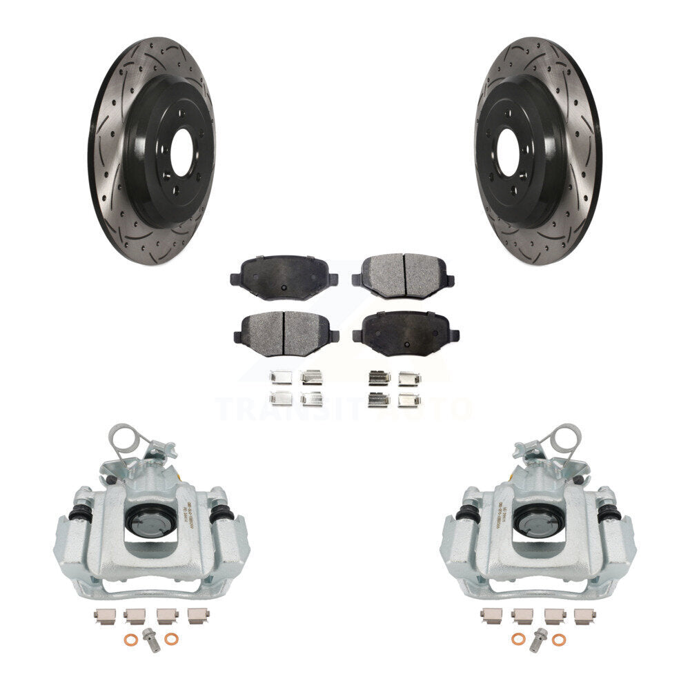 Transit Auto KCD-100505T Disc Brake Kit for 2011-2015 Ford Edge, Lincoln MKX - Rear product image