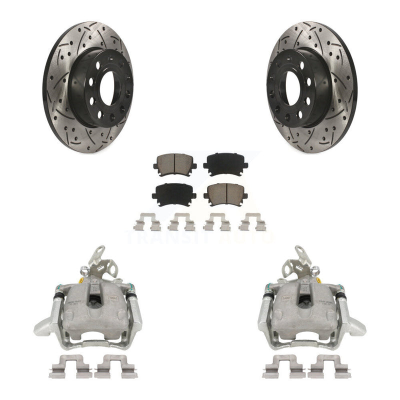 Transit Auto KCD-100506C Disc Brake Kit for 2005-2009 Volkswagen Jetta, Volkswagen Rabbit - Rear product image