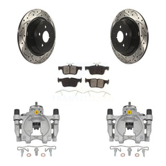 Transit Auto KCD-100507S Disc Brake Kit for 2017-2020 Ford SSV Plug-In Hybrid, Lincoln Continental, Ford Fusion & more - Rear product image