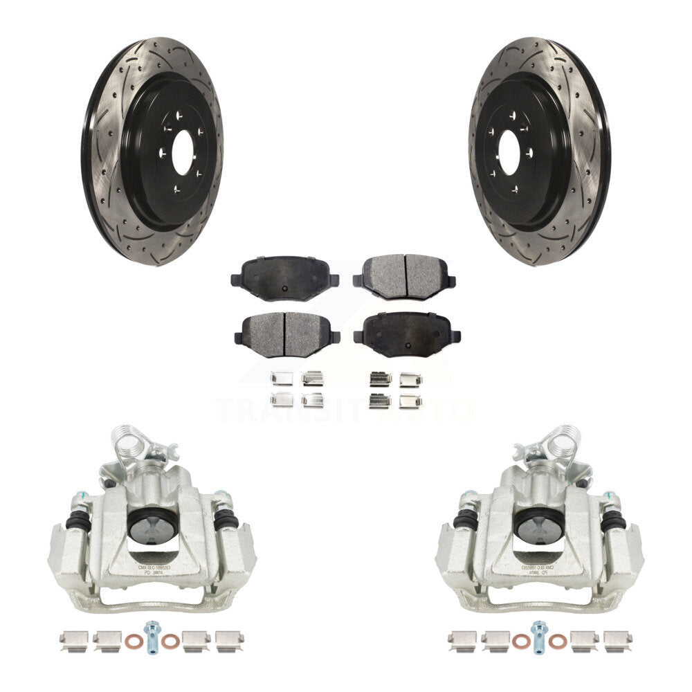 Transit Auto KCD-100507T Disc Brake Kit for 2012-2016 Lincoln MKS, Ford Flex - Rear product image