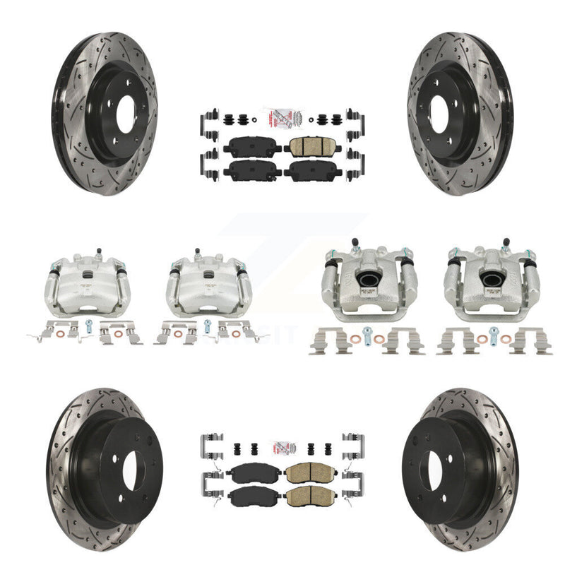 Transit Auto KCD-100508N Disc Brake Kit for 2011-2017 Nissan Juke - Front and Rear product image
