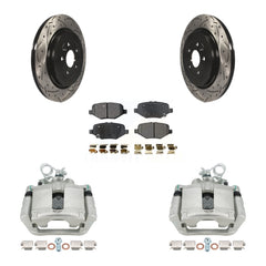 Transit Auto KCD-100508T Disc Brake Kit for 2013-2019 Ford Taurus, Ford Explorer, Ford Special Service Police Sedan & more - Rear product image