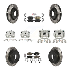 Transit Auto KCD-100509N Disc Brake Kit for 2013-2019 Nissan Sentra - Front and Rear product image