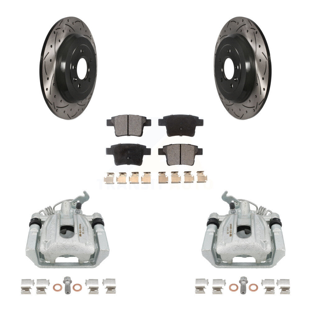 Transit Auto KCD-100509P Disc Brake Kit for 2005-2009 Ford Taurus, Ford Taurus X, Mercury Sable & more - Rear product image