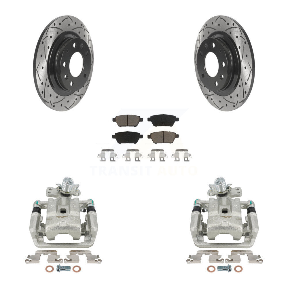 Transit Auto KCD-100510C Disc Brake Kit for 2006-2013 Mazda 6, Lincoln MKZ, Ford Fusion & more - Rear product image
