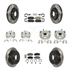 Transit Auto KCD-100510N Disc Brake Kit for 2013-2019 Nissan Sentra - Front and Rear product image