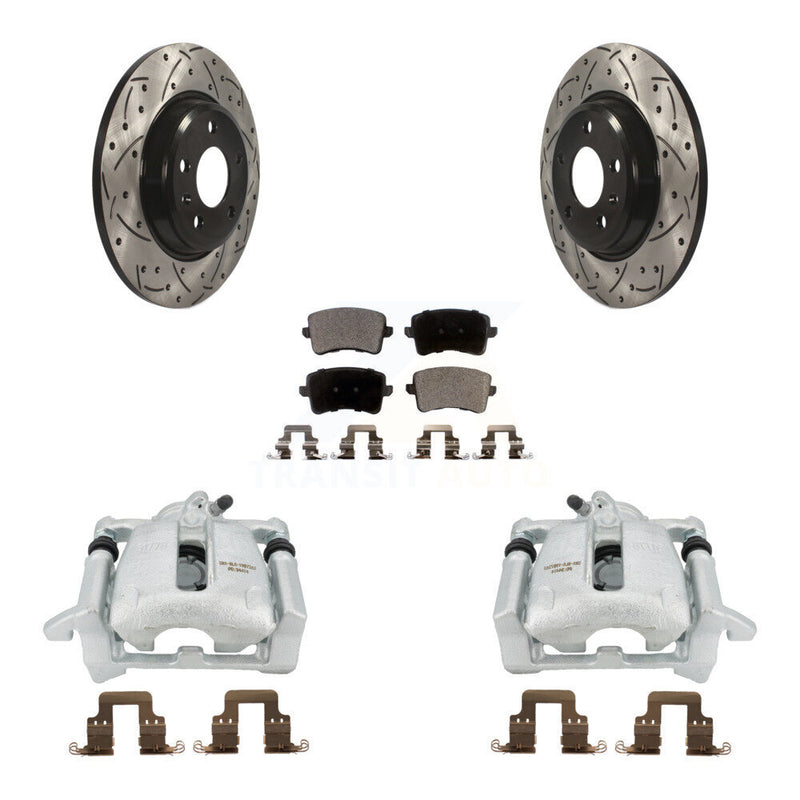 Transit Auto KCD-100511P Disc Brake Kit for 2008-2012 Audi A4 Quattro, Audi A5 Quattro, Audi A4 & more - Rear product image