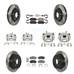 Transit Auto KCD-100512N Disc Brake Kit for 2013-2019 Nissan Sentra - Front and Rear product image