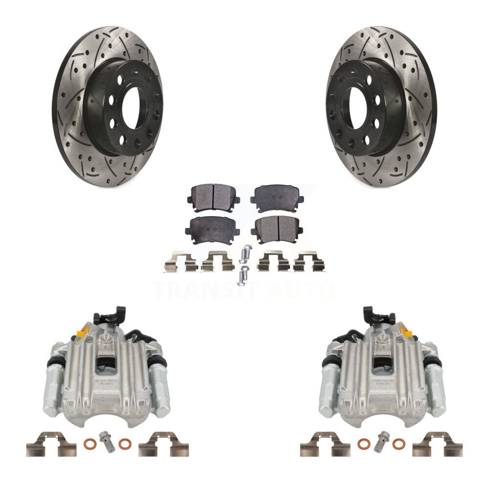 Transit Auto KCD-100512P Disc Brake Kit for 2005 Volkswagen Jetta - Rear product image