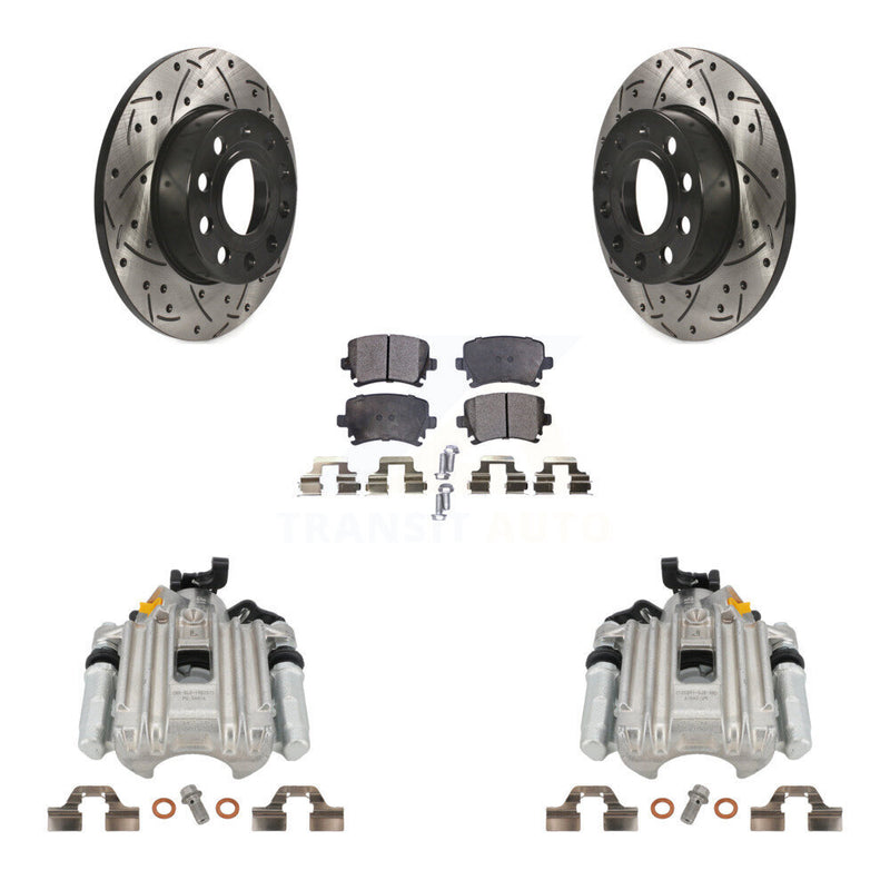 Transit Auto KCD-100512P Disc Brake Kit for 2005 Volkswagen Jetta - Rear product image