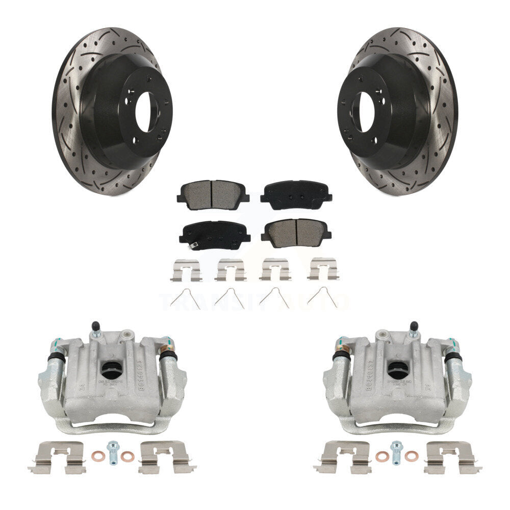 Transit Auto KCD-100512S Disc Brake Kit for 2016-2020 Hyundai Santa Fe Sport, Kia Sorento - Rear product image