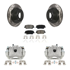 Transit Auto KCD-100512S Disc Brake Kit for 2016-2020 Hyundai Santa Fe Sport, Kia Sorento - Rear product image
