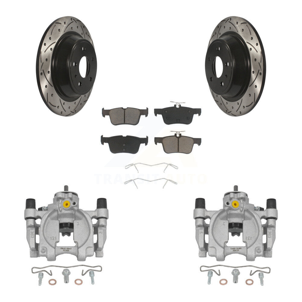 Transit Auto KCD-100513C Disc Brake Kit for 2013-2020 Ford Fusion, Lincoln MKZ - Rear product image