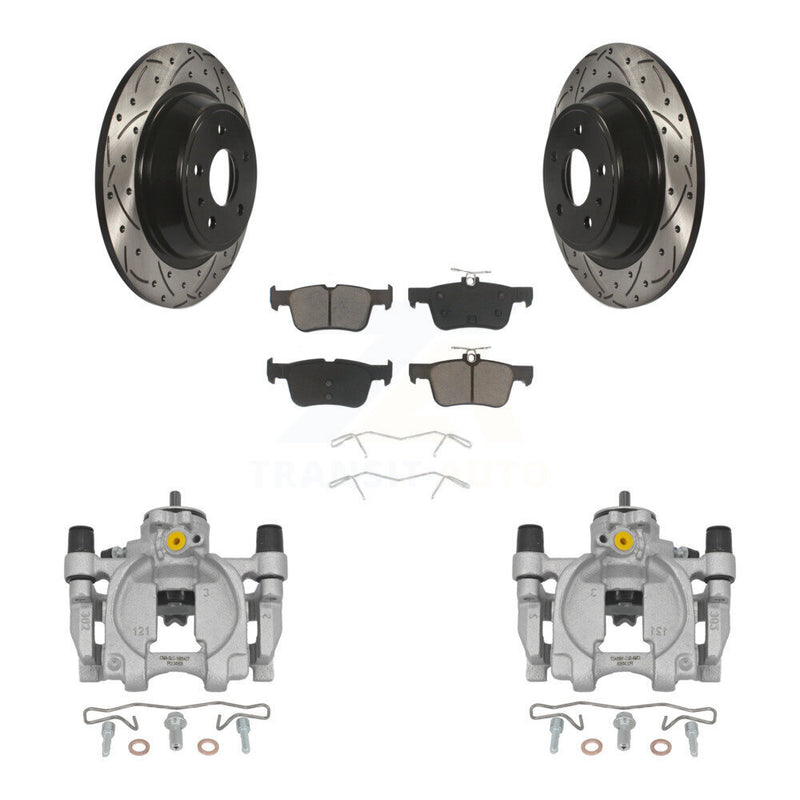 Transit Auto KCD-100513C Disc Brake Kit for 2013-2020 Ford Fusion, Lincoln MKZ - Rear product image