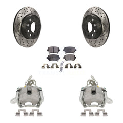 Transit Auto KCD-100513P Disc Brake Kit for 2005-2009 Volkswagen Jetta, Volkswagen Rabbit - Rear product image
