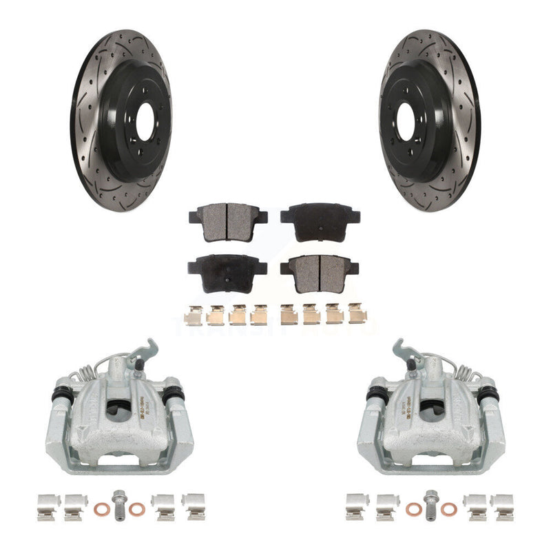 Transit Auto KCD-100513T Disc Brake Kit for 2005-2009 Ford Taurus, Ford Taurus X, Mercury Sable & more - Rear product image